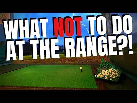 What NOT To Do At The Driving Range!