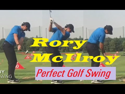 Rory McIlroy | 2019 golf swing slow motion & HD (iron shots)