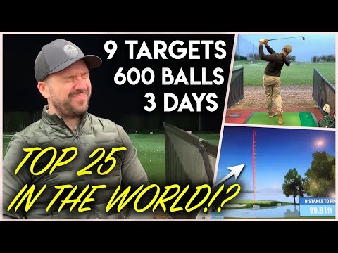 600 Balls, 9 Targets, 3 Days…TOP 25 IN THE WORLD?!! At a driving range 😘
