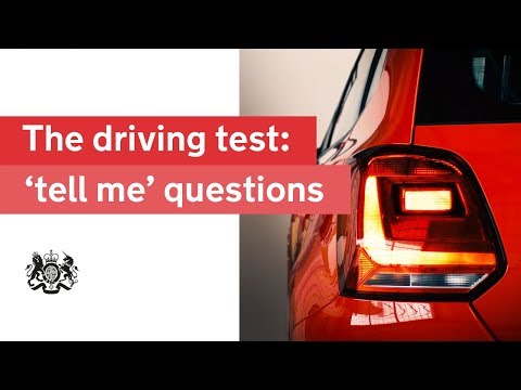‘Show me, tell me’: tell me questions 2019: official DVSA guide