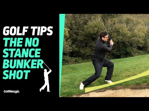 Golf Tips | The No Stance Bunker Shot | GolfMagic