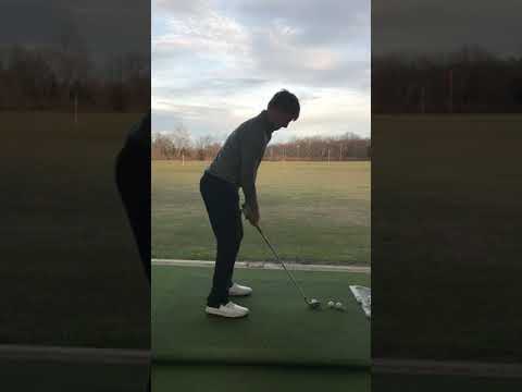 Working on getting a more vertical swing