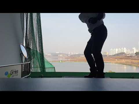 [SITB] 골프 드라이버 좌타 연습 첫날 Golf driver left-handed practice first day