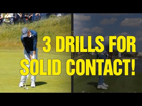 3 Golf Swing Drills For Irons (SOLID CONTACT!)