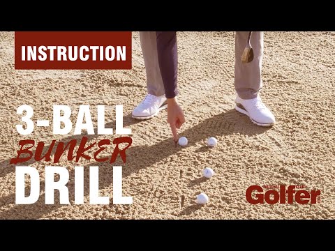 Short game tips: Escape the bunker every time with this three-ball drill