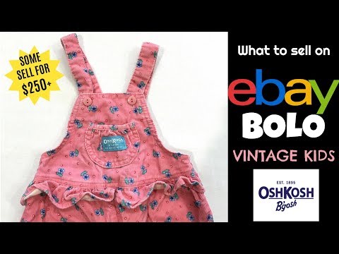 WHY Vintage OshKosh Kids Overalls are Selling for $250+ on eBay – Which Ones to Look for!