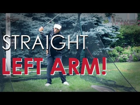 How to Keep Your Left Arm Straight in Your Golf Swing