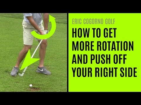 GOLF: How To Get More Rotation And Push Off Your Right Side