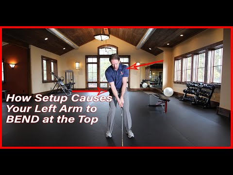 How Your Setup is Causing Your Left Arm to Bend