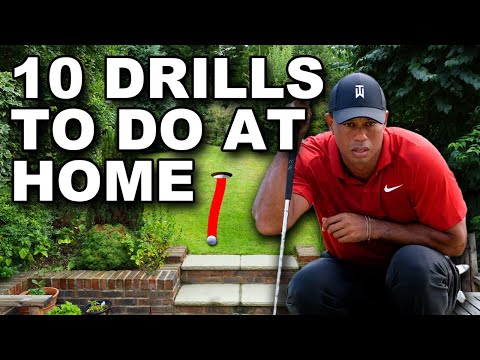 TOP 10 GOLF TIPS + DRILLS TO DO AT HOME