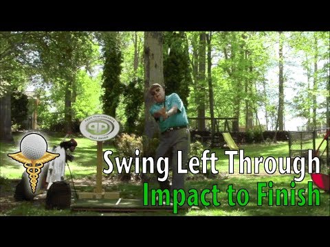 Swing Left Through Impact and To Finish the Golf Swing