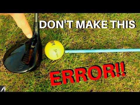 GOLF TIP HOW TP AIM COORECTLY…Home Drill
