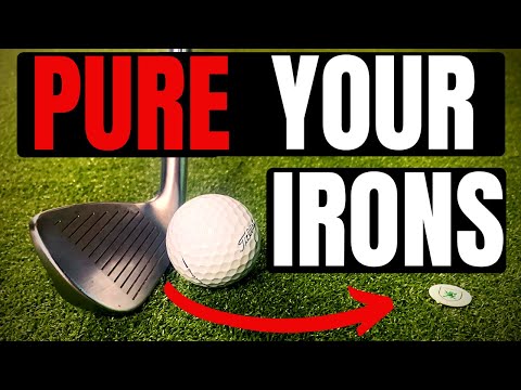 THE BEST GOLF DRILL TO STRIKE YOUR IRONS PURE – IN 2 MINUTES!!!