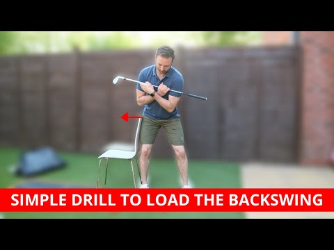 SIMPLE DRILL TO HELP LOAD THE BACKSWING