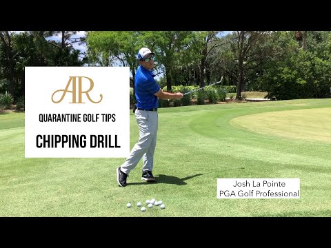 Quarantine Golf Tips – One Handed Chipping Drill