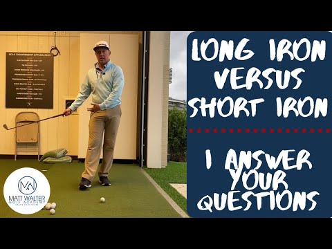 I answer a subscriber’s question! Long iron versus short iron