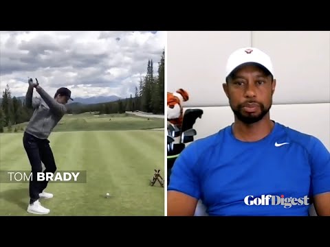 Tiger Woods Critiques Tom Brady and Peyton Manning’s Golf Swings