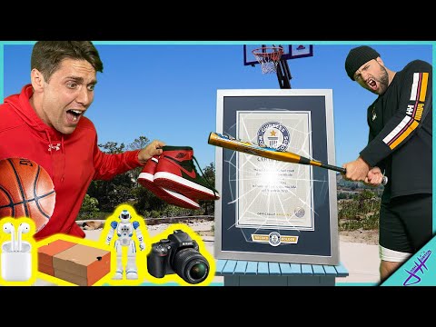 MAKE THE TRICK SHOT OR HE SMASHES MY EXPENSIVE ITEMS!