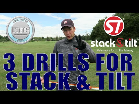3 drills for Stack & Tilt | Golf Tips | Lesson 14