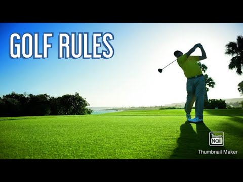 GOLF RULES & REGULATIONS IN TAMIL | GOLF TIPS AND TRICKS