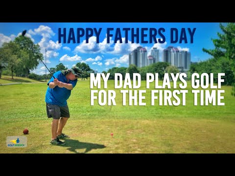 Dad’s FIRST TIME EVER on a golf course How to Break 70 (For 9 holes)