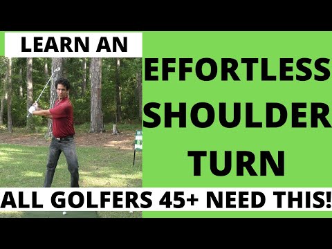 STRESS-FREE FULL SHOULDER TURN [Play Golf FOREVER without Pain]