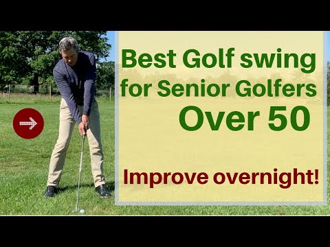 Best golf swing for senior golfers.