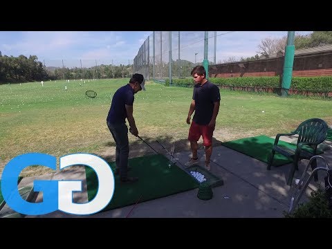 Golf Tips: golf Drilling inside path for draw