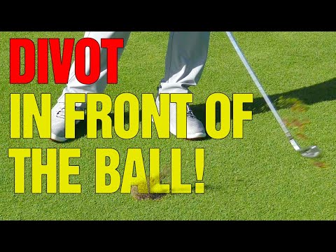 Golf: How To Take a Divot in Front of the Ball [DO THIS!]