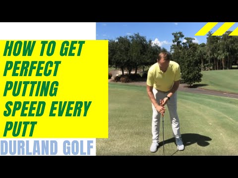 GOLF TIP | How To Get Perfect Putting Speed Every Putt
