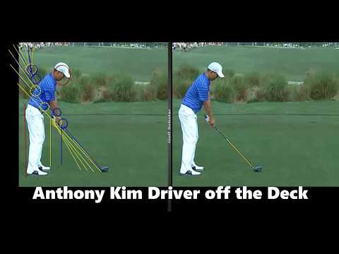 Anthony Kim Golf Swing – Driver off the Deck – Sequence/Tracer