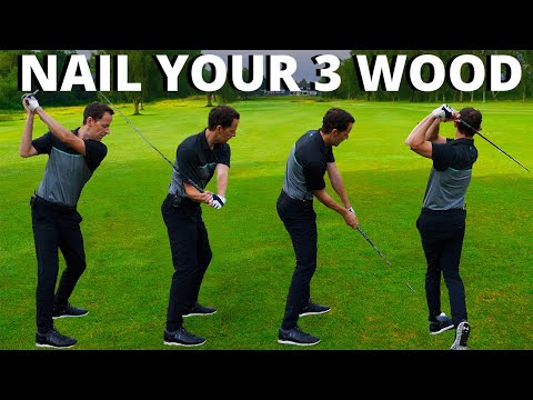 CRUSH YOUR 3 WOOD FROM THE FAIRWAY – Simple golf swing moves with slow motion footage