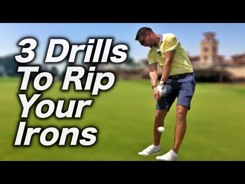 HOW TO STRIKE IRONS PERFECTLY!  | Golf Lesson Tips
