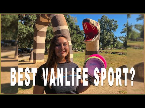 is this the best sport for vanlifers? // disc golf tips #crispyboys #vanlife