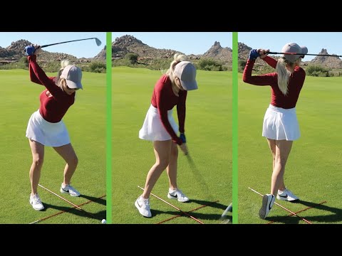 How to Swing a Golf Club // Being Basic with Paige Beginner Golfer Series