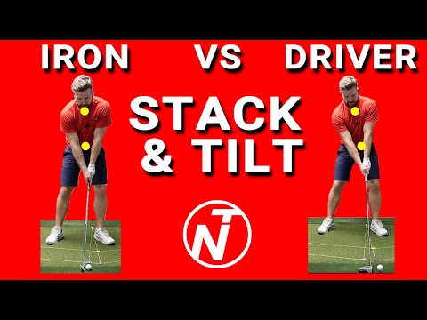 IRON Vs DRIVER | STACK AND TILT GOLF SWING | Golf Tips | Lesson 139