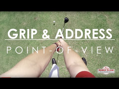 #GolfGrip & Address Point-of-View of the Single Plane Swing with @Todd Graves