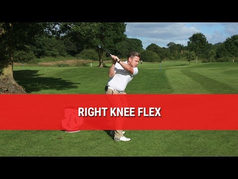 Improve Right Knee Flex In The Backswing – Golf Swing Tips – DWG