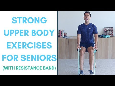 Resistance Band Exercises For Seniors – Strong Upper Body & Core – Seniors Workout
