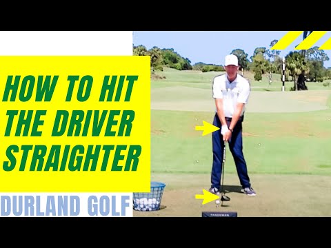 GOLF TIP | How To Hit The Driver Straighter