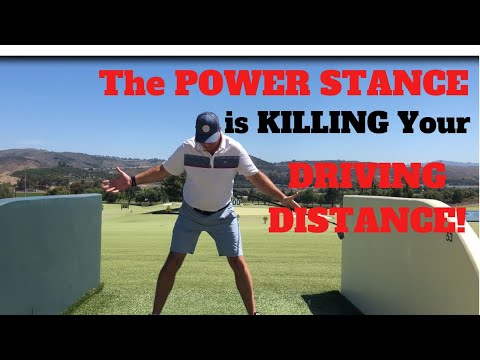 How the Power Stance is Killing Your Driving Distance