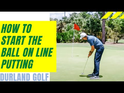GOLF TIP | How To Start The Ball On Line Putting