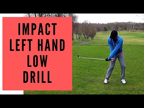 HOW TO INCREASE LAG – GOLF LAG DRILL – LEFT HAND LOW