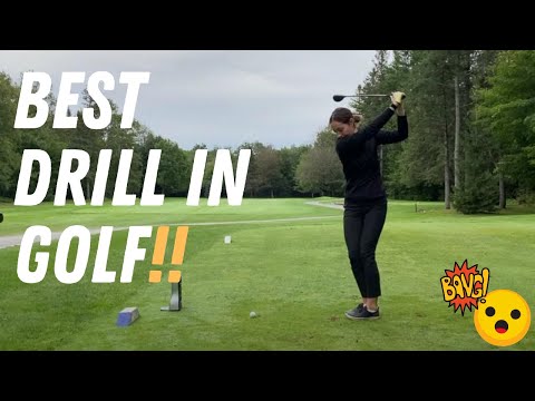 BEST DRILL IN GOLF-FEET TOGETHER DRILL👌 CURE your SWAY AND SWING PLANE on the spot💪