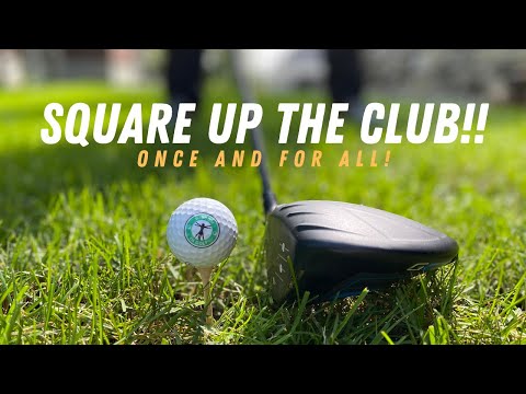 HOW TO FIX YOUR SLICE BY SQUARING UP THE CLUB 👌 (works on all clubs from irons to driver!)