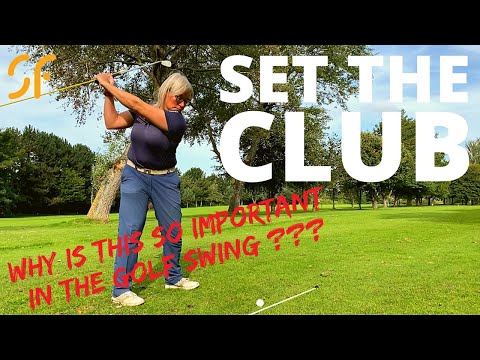 WHAT DOES IT MEAN TO SET THE CLUB AT THE TOP? HOW IS THIS IMPORTANT IN THE GOLF SWING?