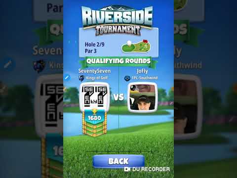 Golf Clash Riverside Tournament 77 Rookie Qualifying Round Hole 2