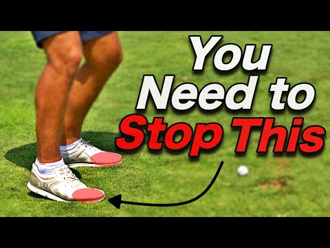 WHERE IS THE WEIGHT IN THE FEET? | A CRUCIAL Golf Lesson to prevent slice or hook