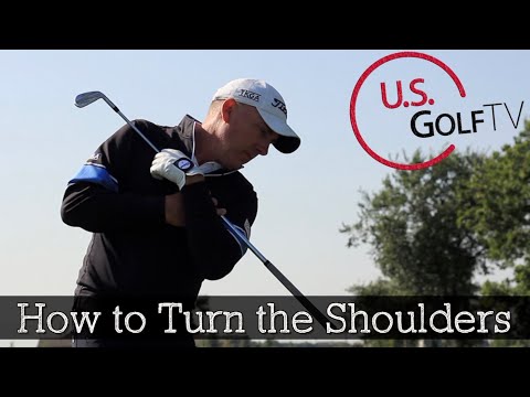 How to Turn the Shoulders in the Golf Swing (Golf Shoulder Turn)