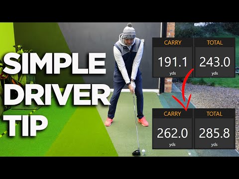 SIMPLE TIP FOR OVER 70 EXTRA YARDS WITH YOUR DRIVER